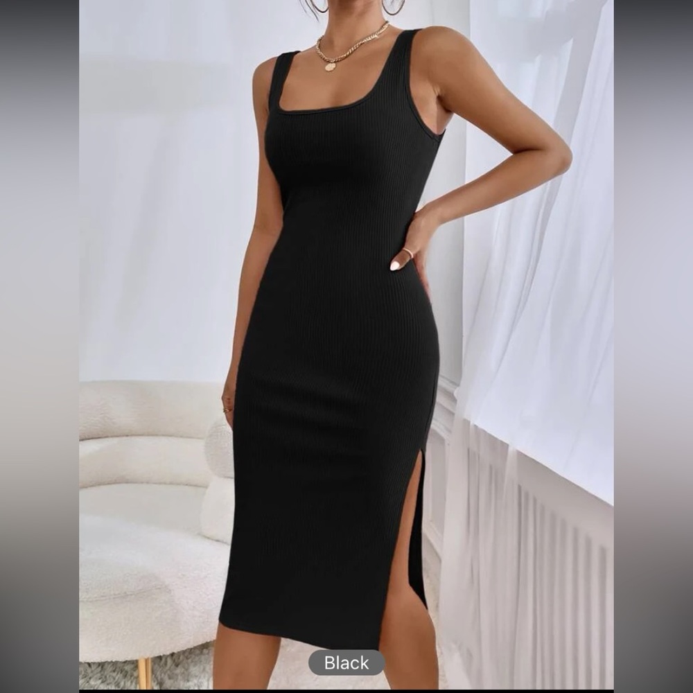 Black Midi Dress